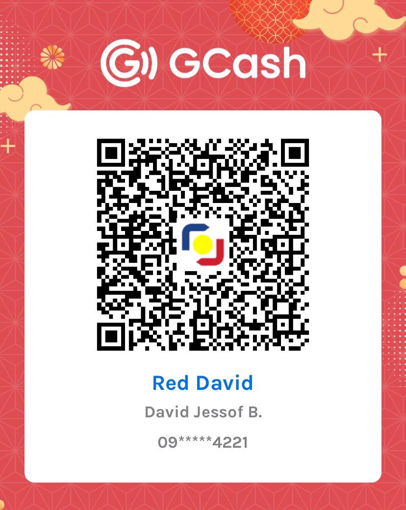 Red David GCash QR Code