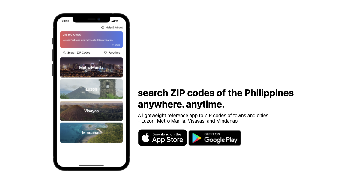 Featured image of post App Landing Page for ZIP Code PH