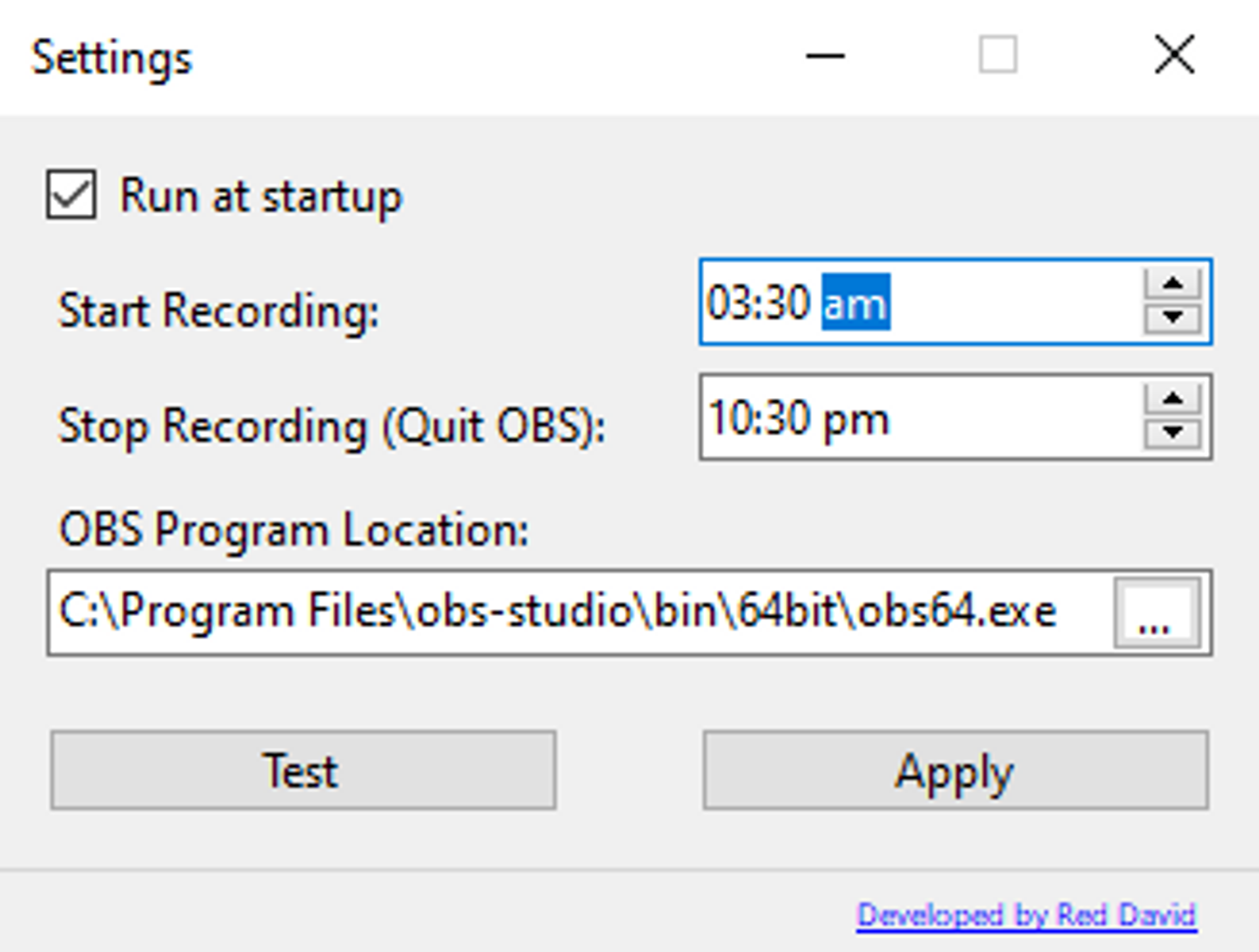 App GUI